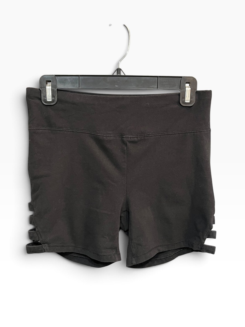 RBX Woman’s Black Bike Shorts w/Side Cut Outs - Size Medium